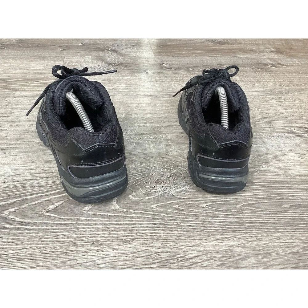 Vionic 23Walk Sneakers Womens 9 Wide Black Walking Shoes Lace Up Low Top